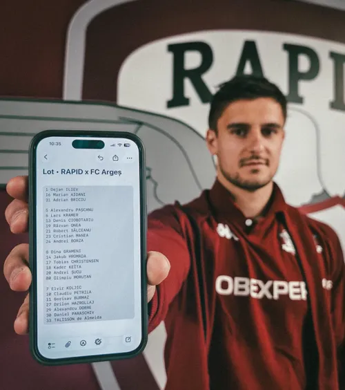 Revenire importantă la Rapid  N-a jucat în acest sezon, dar e în lotul lui Gâlcă pentru   meciul cu FC Argeș