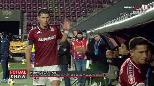 Rapid - FC Argeș. Dobre, nervos la schimbare. Foto - captură Prima Sport (23).jpg