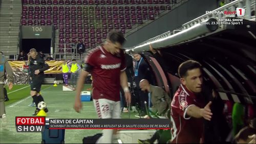 Rapid - FC Argeș. Dobre, nervos la schimbare. Foto - captură Prima Sport (29).jpg
