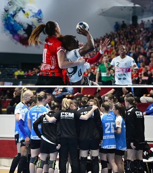 Înfrânte la o diferență de un gol!    CSM București,    înfrângere  dramatică cu Esbjerg, în sferturile Ligii Campionilor » Gloria Bistrița, aceeași soartă