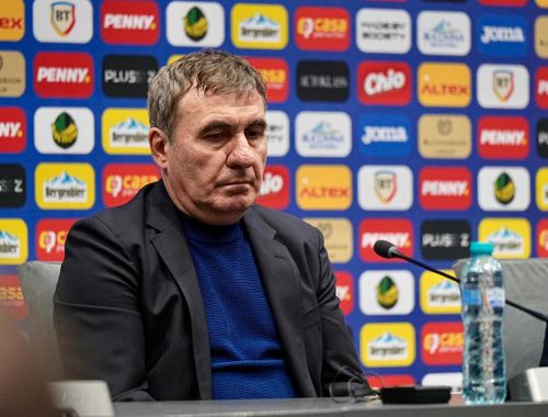 Prezentarea lui Gheorghe Hagi în funcția de selecționer al României. Foto: Iosif Popescu/GOLAZO.ro