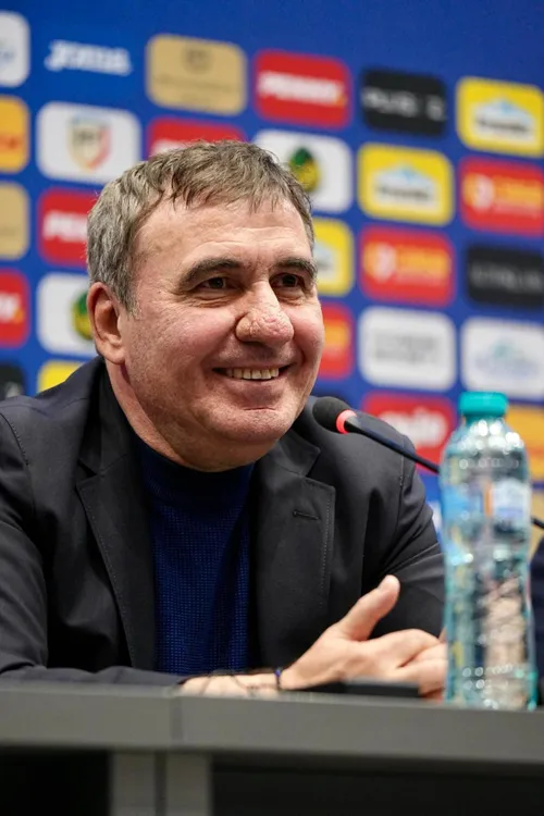 Prezentarea lui Gheorghe Hagi în funcția de selecționer al României. Foto: Iosif Popescu/GOLAZO.ro