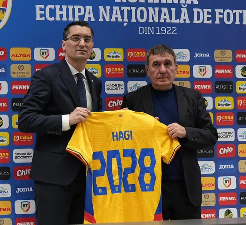 Prezentarea lui Gheorghe Hagi în funcția de selecționer al României. Foto: Iosif Popescu/GOLAZO.ro