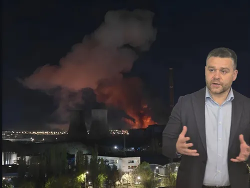 Reacția stranie a primarului Ciucu, după explozia urmată de incendiul devastator de la CET Vest, care a lăsat jumătate de oraș fără apă caldă și cartiere întregi fără curent