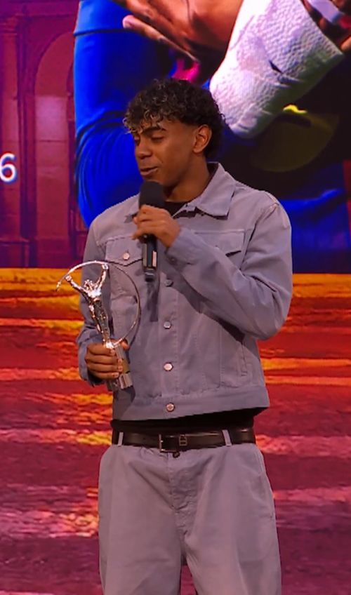 Lamine Yamal, premiat la Gala Laureus. Foto: captură X/@LaureusSport