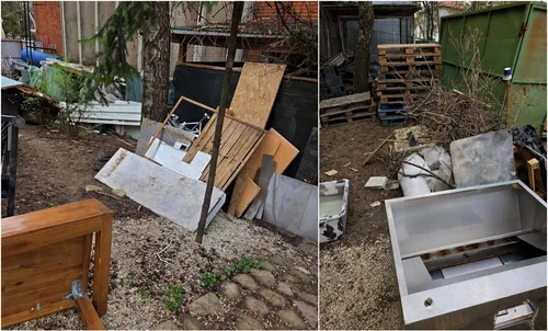 FOTO | 70.000 de lei amendă pentru un restaurant din Parcul Herăstrău, anunță PMB (dar nu ne spune și care). "A transformat din spațiul verde din jur în groapă de gunoi!"