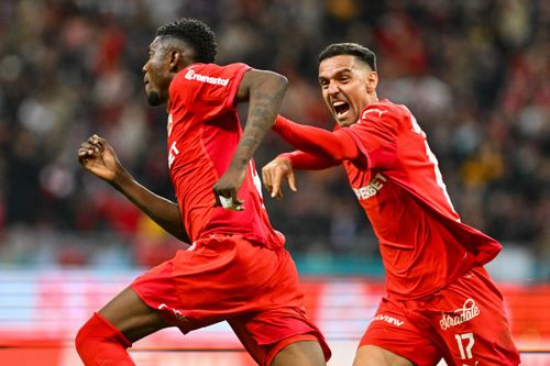 Dinamo - Craiova. Bucuria de după golul marcat de Boateng (foto: Raed Krishan/GOLAZO.ro)