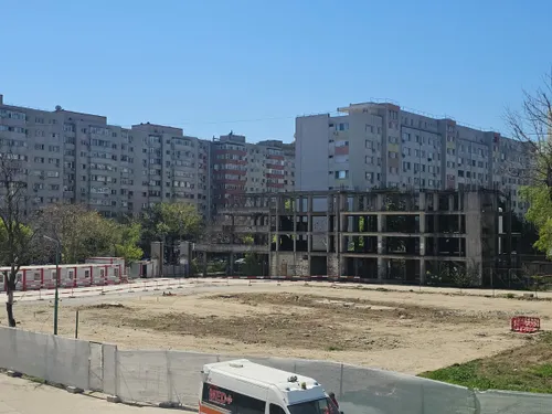 Stadiul lucrărilor la noul stadion Dinamo, pe 25 aprilie 2026. Foto: GOLAZO.ro