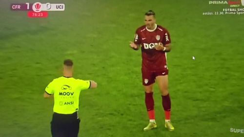 CFR - U Cluj. Muhar, iertat de eliminare. Foto - captură Prima Sport (1).jpg