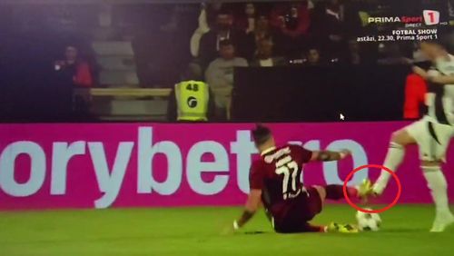 CFR - U Cluj. Muhar, iertat de eliminare. Foto - captură Prima Sport (10).jpg