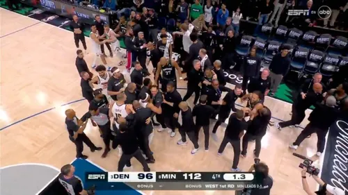 Bătaie generală în play-off-ul NBA! Nikola Jokic și-a pierdut cumpătul în Denver Nuggets - Minnesota Timberwolves