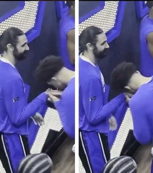 Moment controversat în NBA     FOTO.  Gestul șocant făcut de   doi jucători ai lui Orlando Magic  înaintea unui meci:  „Dăunează imaginii”