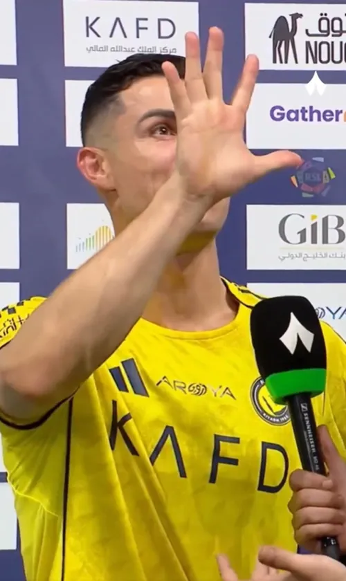 Răspunsul lui Cristiano Ronaldo pentru un fan al lui Al-Ahli. Foto: captură X/@thmanyahsports