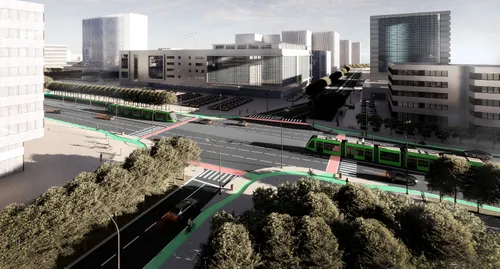 FOTO | Noul Bulevard Dimitrie Pompeiu va avea și parcare Park &amp; Ride. Studiul de fezabilitate pentru un proiect crucial în nordul Bucureștiului, la vot în prima ședință a CGMB