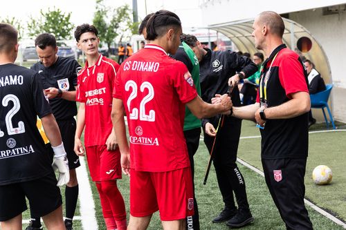 Debutul lui Alexandru Anghel în Liga 2. Foto: Facebook/CS Dinamo