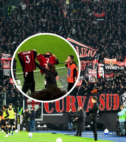 Dezastru pentru AC Milan    FOTO.   Fanii cer demisia conducerii! Suporterii care au protestat cu tricoul lui Maldini,   dați afară de pe stadion