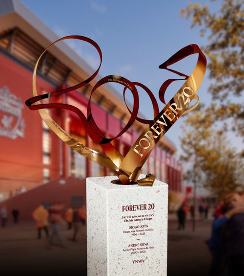 Omagiu pentru Diogo Jota     FOTO.  Liverpool a publicat primele imagini cu   monumentul dedicat fotbalistului   decedat în 2025