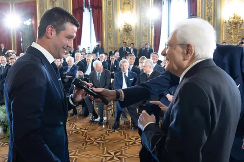 Inter, întâlnire cu președintele Italiei, Sergio Mattarella. Foto: inter.it