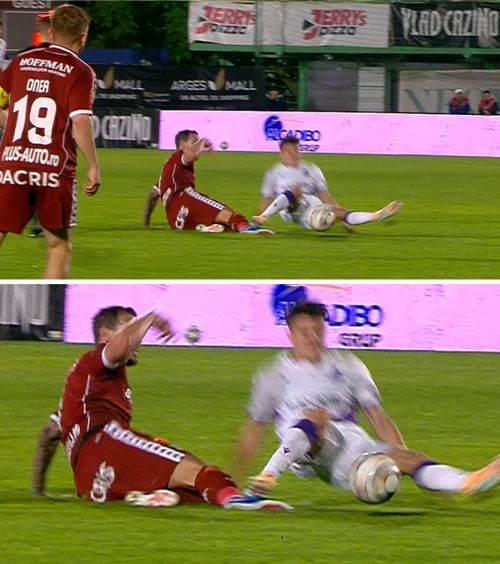 VAR decisiv    FOTO:  Golul lui Kevin Brobbey pentru 3-2, anulat după o   fază controversată