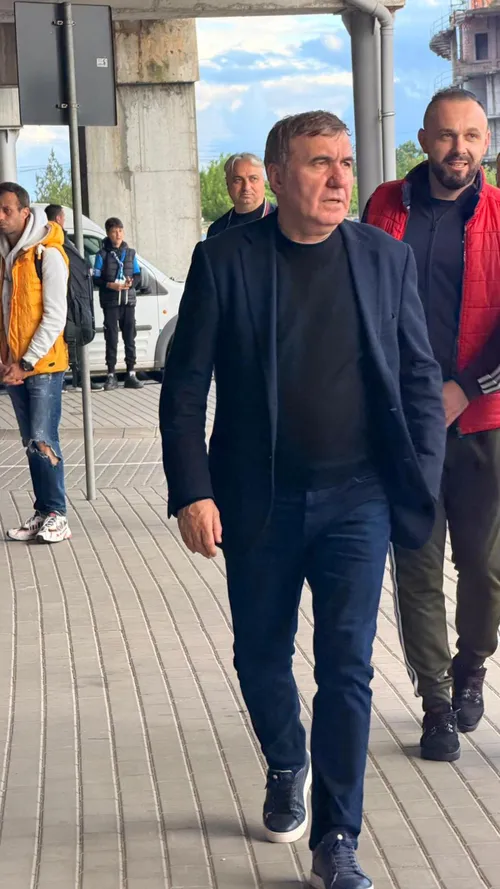 Gică Hagi a ajuns la stadionul „Ion Oblemenco” / Foto: GOLAZO.ro