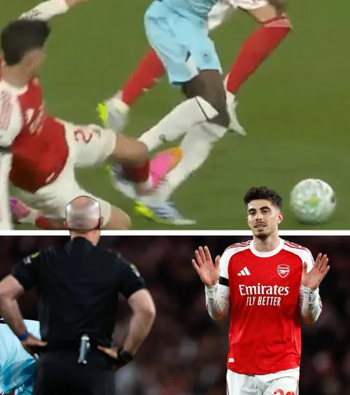 „Intrare de cartonaș roșu!”    FOTO.  Controversa care   ar putea decide titlul în Premier League.  Experții critică decizia luată în favoarea lui Arsenal