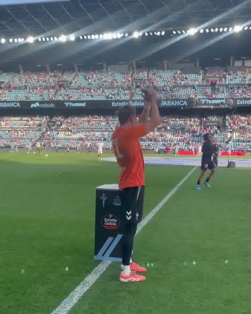 Ionuț Radu a fost desemnat cel mai bun jucător al sezonului la Celta Vigo. Foto: @rccelta