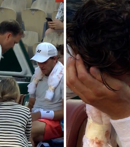 Parisul fierbe sub cupola de foc    FOTO.   Dublul finalist de la Roland Garros, maraton de 4 ore:   „Mă mișcam ca un zombi”.  Adversarul, aproape de o revenire inimaginabilă