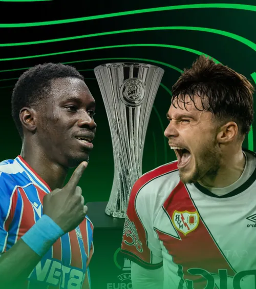 Crystal Palace - Rayo Vallecano     LIVE de la 22:00,  în finala Conference League. Andrei Rațiu luptă pentru primul trofeu european »   VIDEO.   Conflicte între fani