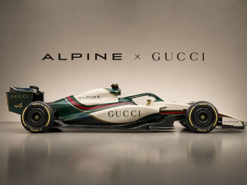 Gucci Racing Alpine Formula One Team, cum și-au imaginat fanii ca va arăta monopostul si costumele FOTO X (2).jpg