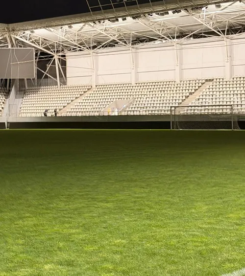 Cum se prezintă Arcul de Triumf    FOTO.    Care e starea gazonului,   cu 24 de ore înainte de meciul decisiv dintre Dinamo și FCSB
