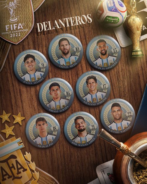Așa a prezentat federația argentiniană lotul lui Scaloni pentru Mondial