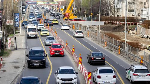 Noi modificări de trafic pentru lucrările la Magistrala de metrou M6 - stația Aeroport Băneasa. Se schimbă circulația în zona intersecției DN1 – Bd. Aerogării pentru 7 luni