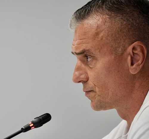 Daniel Pancu a susținut prima sa conferință oficială la Rapid. Foto: Iosif Popescu / GOLAZO.ro
