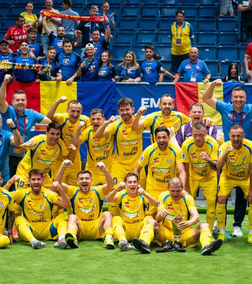 Calificare en-fanfare    România a spulberat Austria  și e în sferturi la Europeanul de Minifotbal! Duel infernal în sferturi