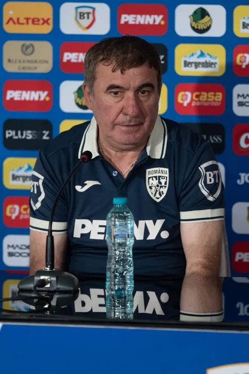 Gică Hagi și Nicolae Stanciu, conferință de presă înainte de România - Țara Galilor FOTO Raed Krishan/GOLAZO.ro