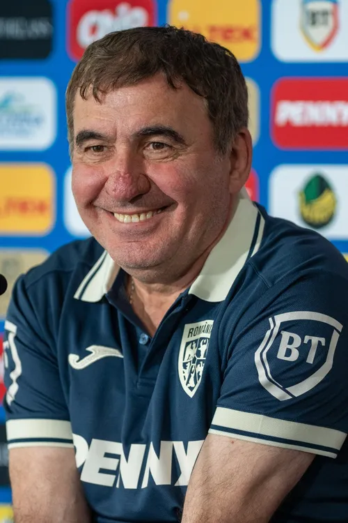 Gică Hagi și Nicolae Stanciu, conferință de presă înainte de România - Țara Galilor FOTO Raed Krishan/GOLAZO.ro