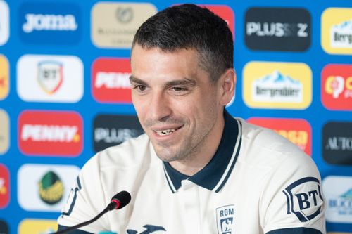 Gică Hagi și Nicolae Stanciu, conferință de presă înainte de România - Țara Galilor FOTO Raed Krishan/GOLAZO.ro