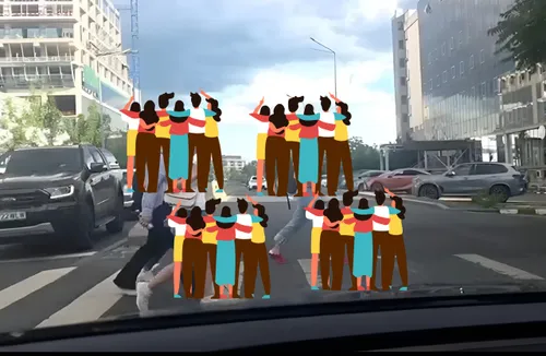 VIDEO | Urgența de la Mall Promenada, la "Izvorul de Oameni" de pe Floreasca, unde șoferii ajung luni și pleacă joi. "Faceți ceva cu trecerea asta de pietoni!"