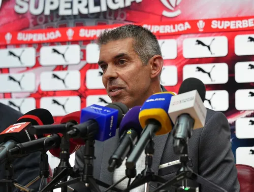 Nuno Campos a fost prezentat oficial la Dinamo. Foto: GOLAZO.ro / Iosif Popescu
