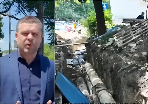 VIDEO | Ciucu spumegă pe unul dintre multele șantiere din București unde nu se întâmplă nimic. "Dacă nu sunteți în stare să executați lucrările, de ce naiba mai veniți la licitații?"