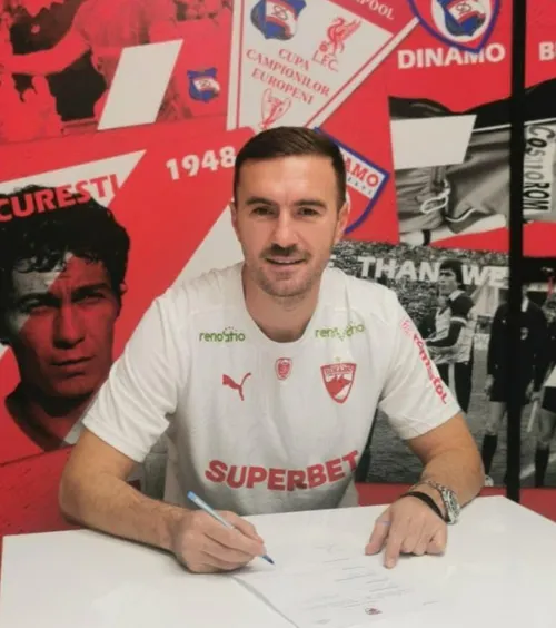 Ex-atacantul „câinilor” revine  A fost prezentat oficial azi: „Întors pentru   a construi viitorul  lui Dinamo”