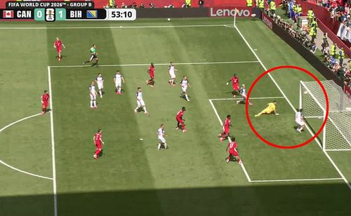 Sead Kolasinac evită incredibil golul Canadei. Captură X
