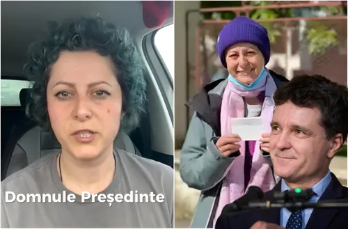 VIDEO | Mii de bucureșteni, impresionați de Delia, o femeie bolnavă de cancer supărată pe Nicușor Dan, pe care l-a votat după o ședință chimio. Mesajul ei viral