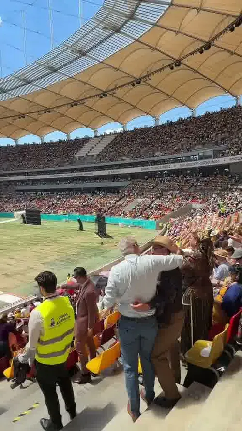 Aproximativ 35.000 de Martori ai lui Iehova au fost prezenți pe Arena Națională. Foto: Captură TikTok
