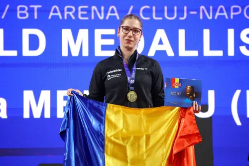 Bianca Mei-Roșu, medalie de aur la Campionatele Europene U21 de tenis de masă (FOTO: Facebook @frtmromania)