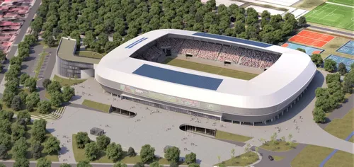 Stadionul din Oradea, macheta FOTO agendaconstructiilor.ro