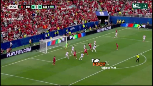 Portugalia - Uzbekistan, primul gol al lui Ronaldo. Capturi X