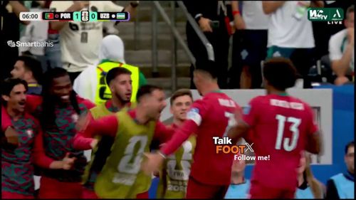 Portugalia - Uzbekistan, primul gol al lui Ronaldo. Capturi X
