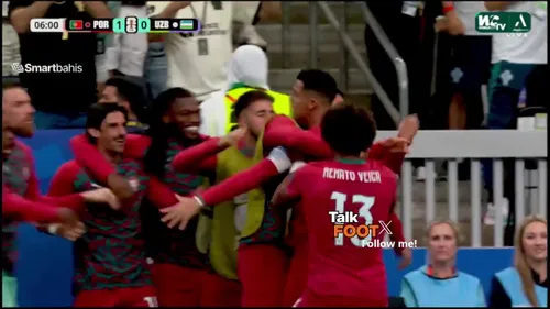 Portugalia - Uzbekistan, primul gol al lui Ronaldo. Capturi X