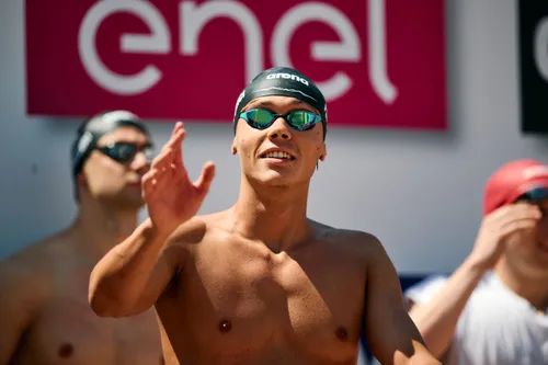 David Popovici s-a calificat în finală la 100m liber la Settecolli. Foto - Raed Krishan (4).jpg